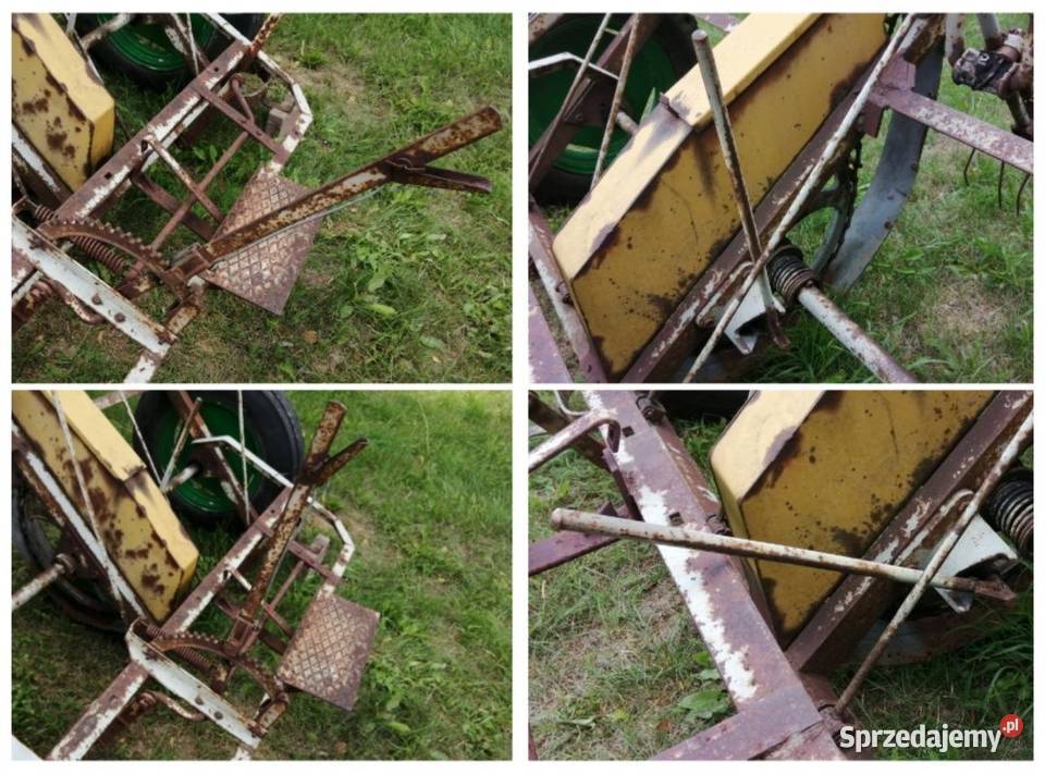 Przetrząsarka konna Fikacz Przegrabiarka Koła nieuszkodzony Zgrabiarki i przetrząsacze Pratków