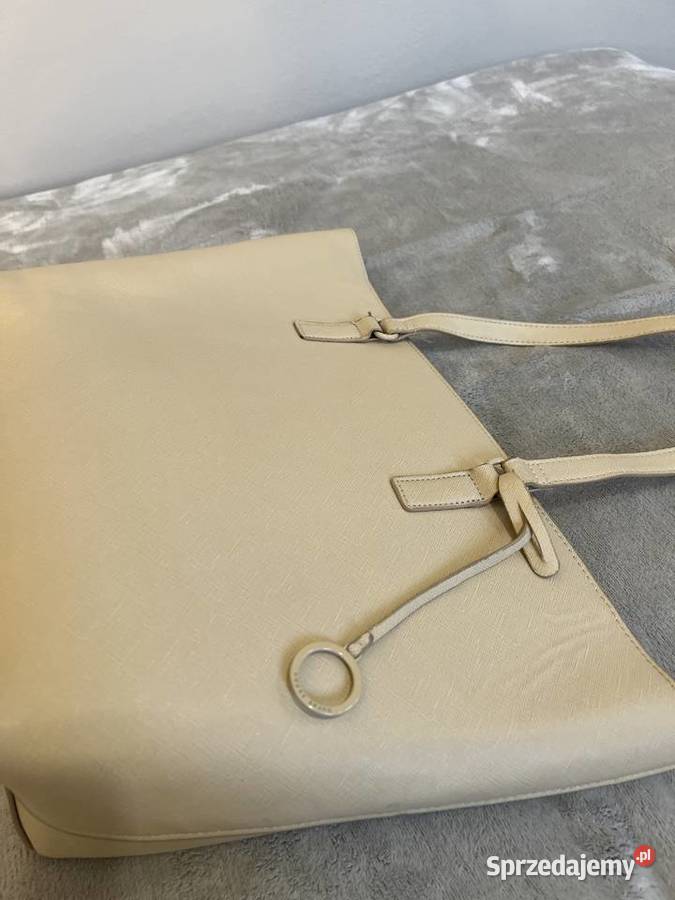 Torba torebka shopper beżowa kremowa Jasło sprzedam