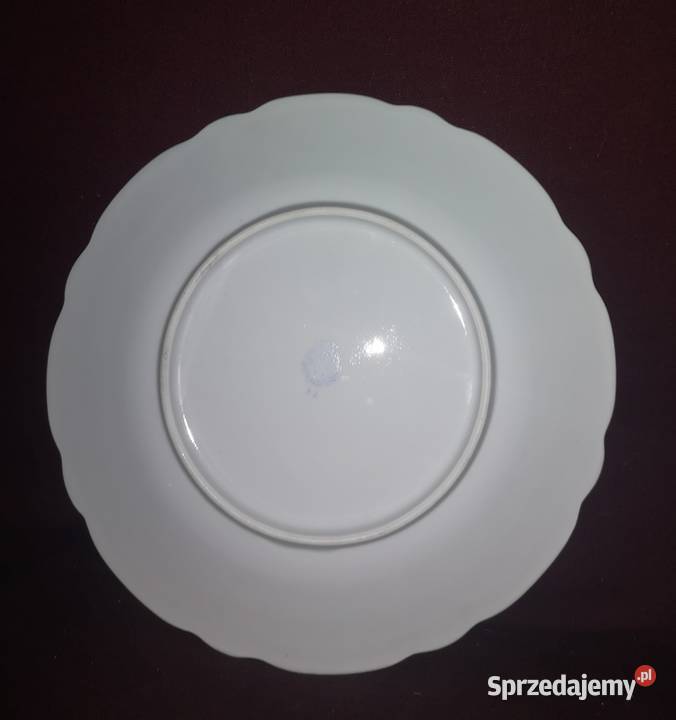 Patera sygnowana z różą Porcelana i szkło Gdańsk sprzedam