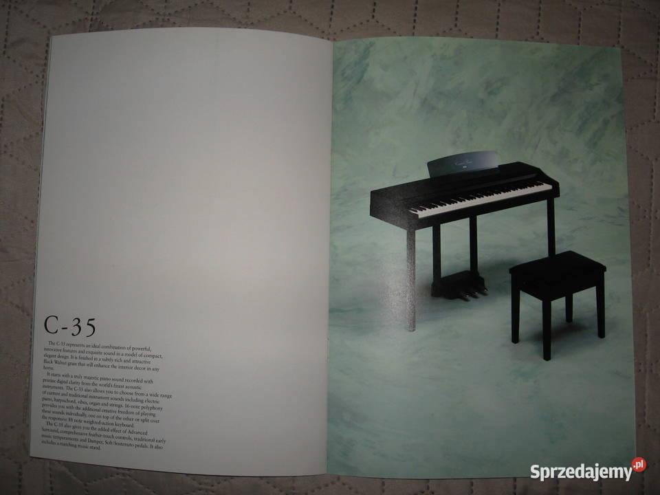 KORG Concert Piano digital pianos catalog pomorskie Kępice sprzedam