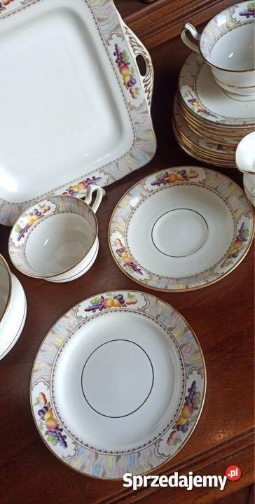 Serwis 6 osób Orchard Fenton England Owoce pomorskie Gdańsk sprzedam