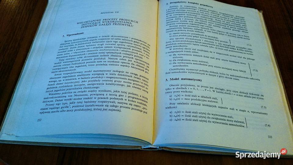 Programowanie dynamiczne zastosowanie Richard E biznes, nauki ekonomiczne Gdańsk sprzedam