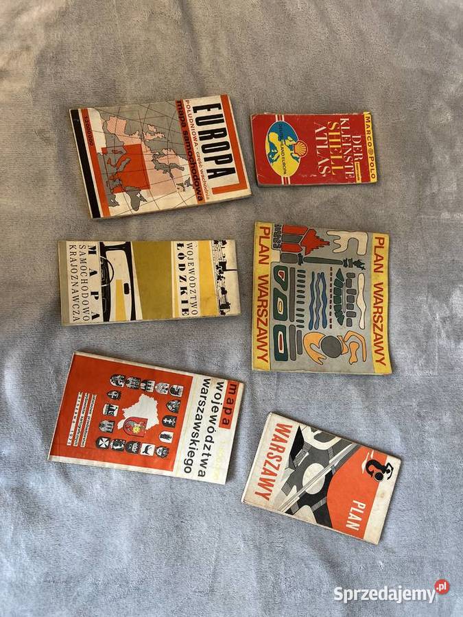 Mapy atlasy plany z PRL mapa atlas plan HIT Jasło