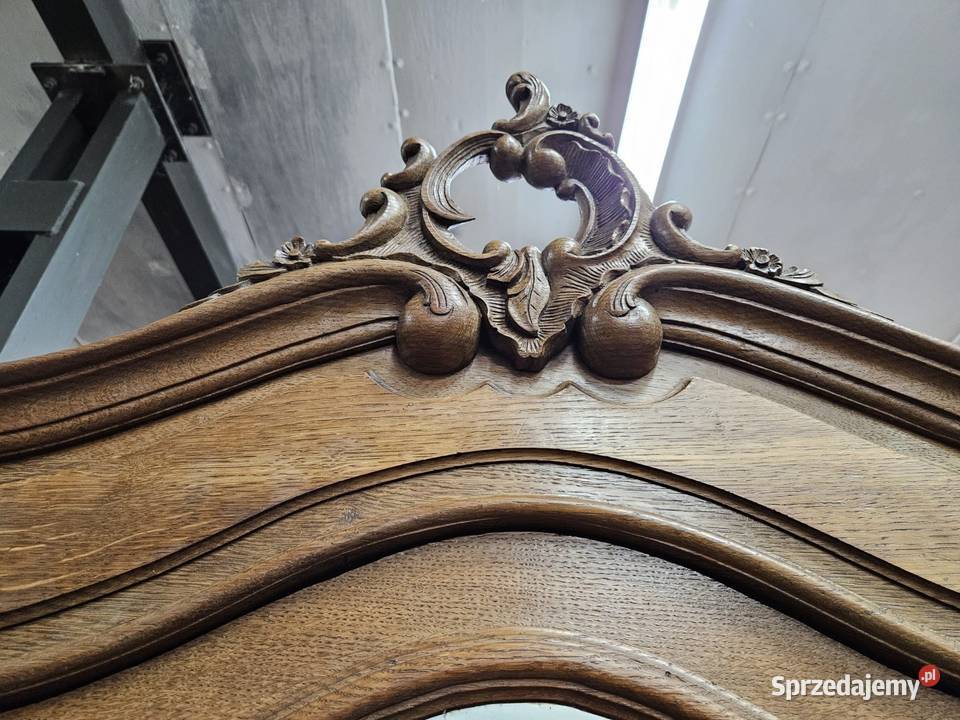 Stara dębowa szafa Ludwikowska rocaille Francja Nowy Sącz sprzedam