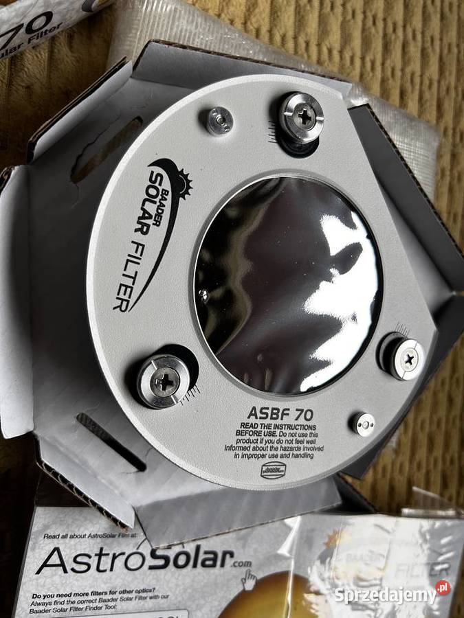 2 x filtr słoneczny Baader 70 mm Pozostałe