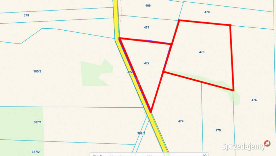 Na sprzedaż działka rolna Horodyszcze gm Chełm lubelskie