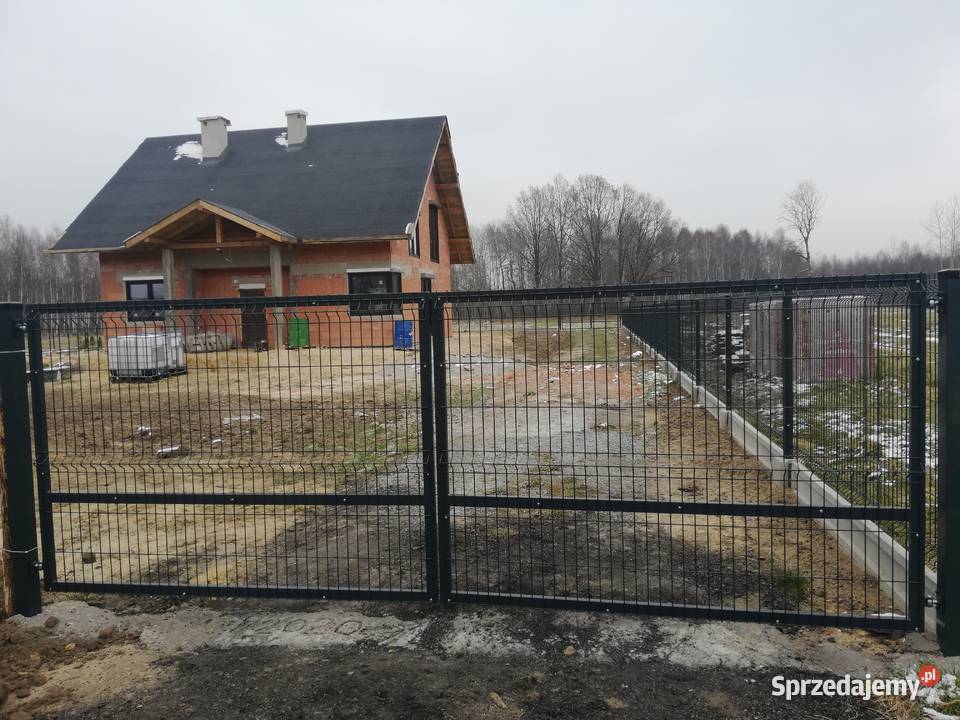 Brama panelowa dwuskrzydłowa o wysokości 143 Częstochowa sprzedam