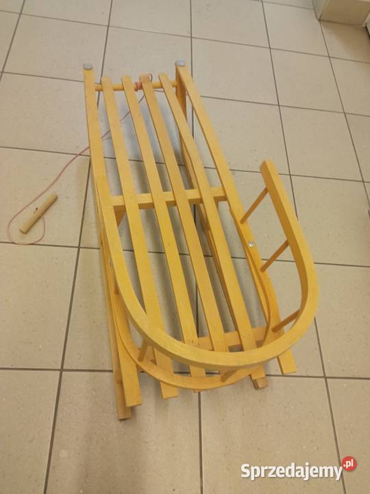 Sanki drewniane z opcjonalnym oparciem Warszawa