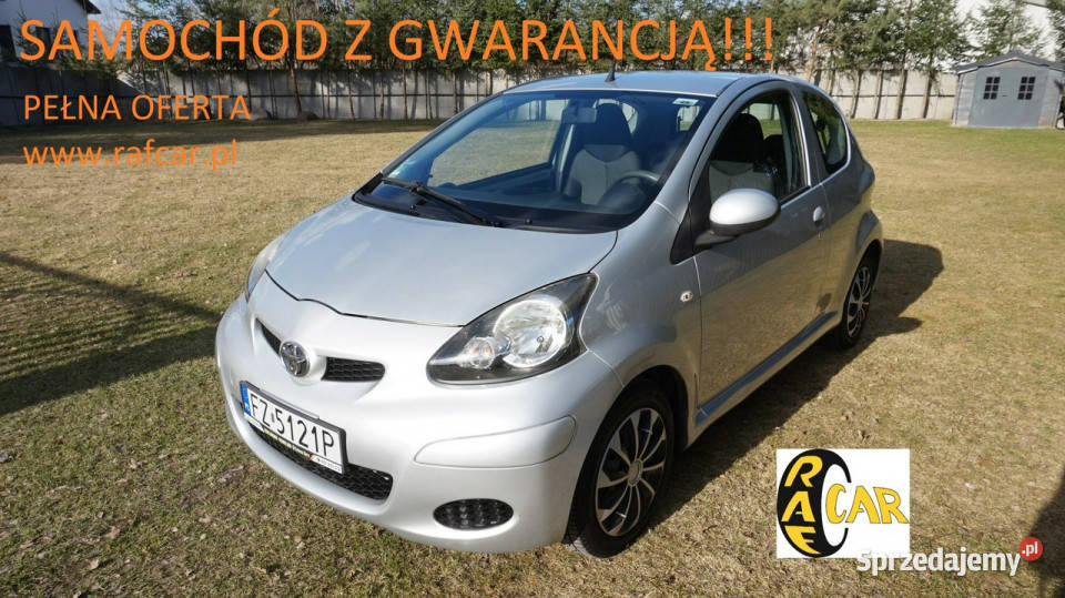 Toyota Aygo super stan Gwarancja I 20052014 srebrny Zielona Góra
