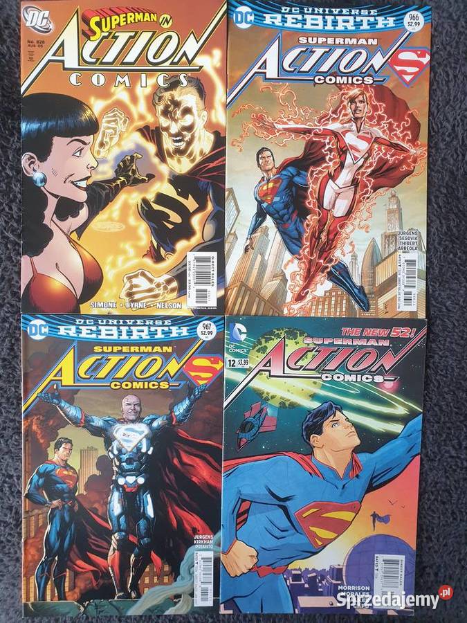 Superman Action Comics zestaw 24 komiksów DC USA Komiksy