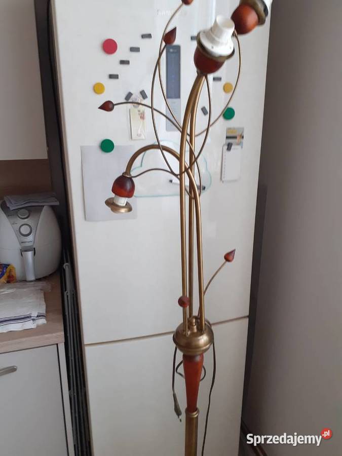 lampa żyrandol trójramienny i lampa stojąca małopolskie Kraków sprzedam