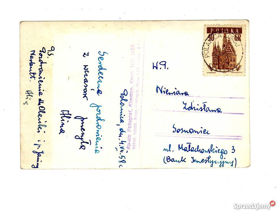 POLANICA ZDRÓJ POCZTÓWKA CZARNO BIAŁA