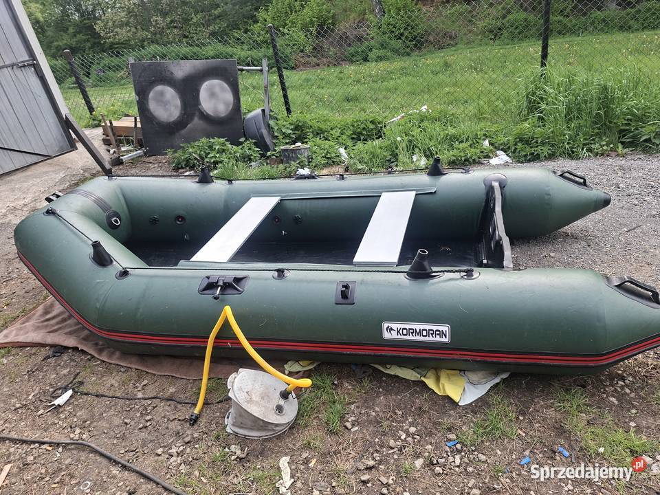 Ponton z silnikiem elektrycznym Poręba
