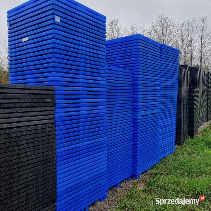 Palety plastikowe 100x100 ażurowa 9 stopek Pruszków