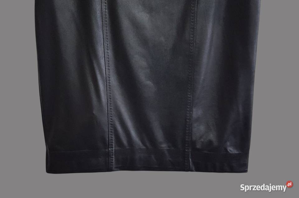 Damska spódnica klasyczna ołówkowa czarna JR 40L Bez wzoru Chrzanów