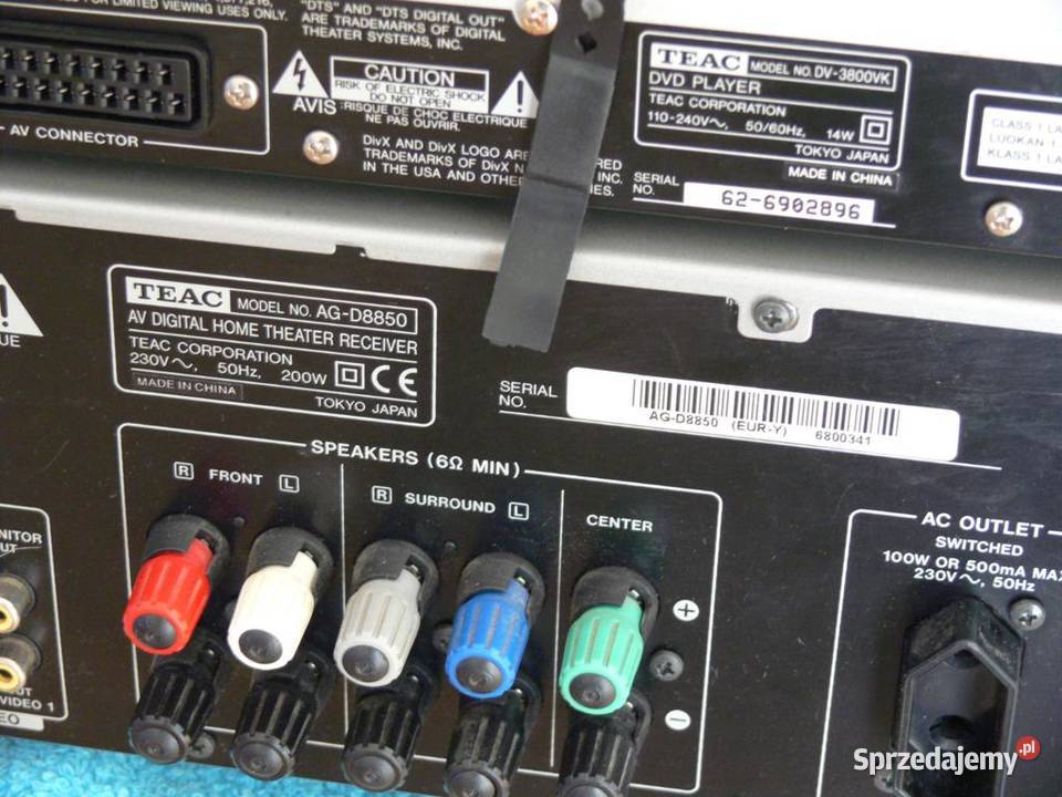 Amplituner i CD TEAC piloty mocny WYSYŁKA Jasło