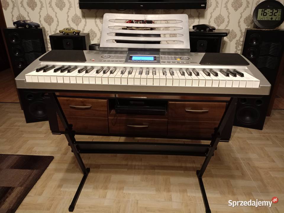 Keyboard RockJam w komplecie stojak statyw i Drawski Młyn