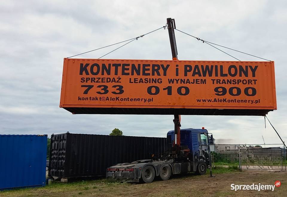 KONTENER MORSKI 20DV NOWY dostępny ręki 6metrowy Kartuzy sprzedam