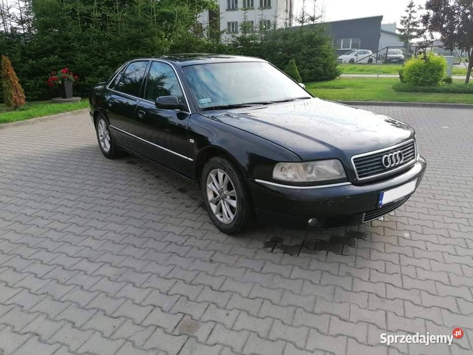 Audi A8 D2 25 TDI 180 2002 czarny warmińsko-mazurskie Pasłęk