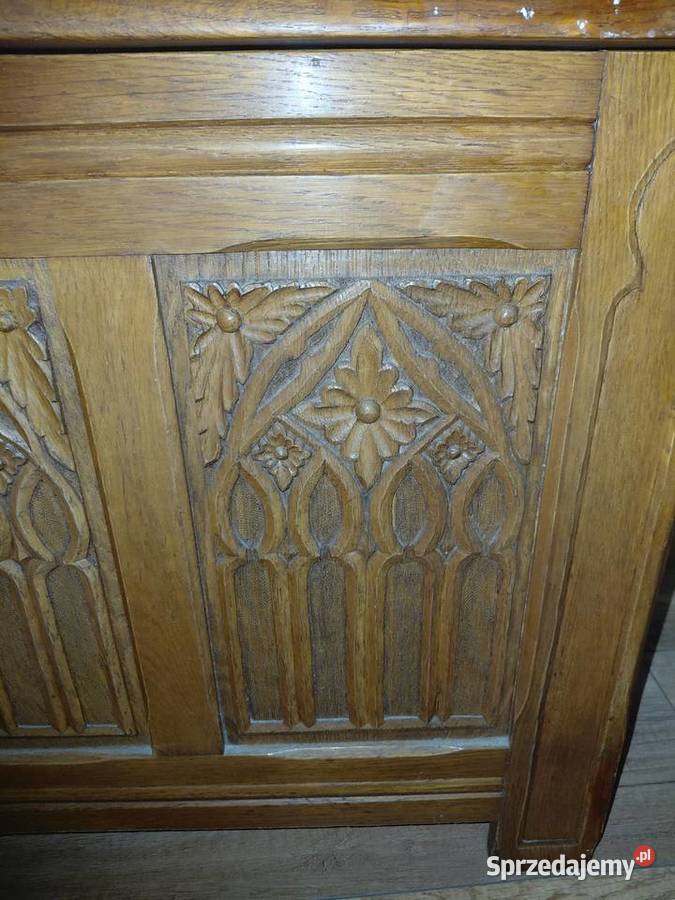 duża drewniana skrzynia kufer 243 kujawsko-pomorskie Byczyna