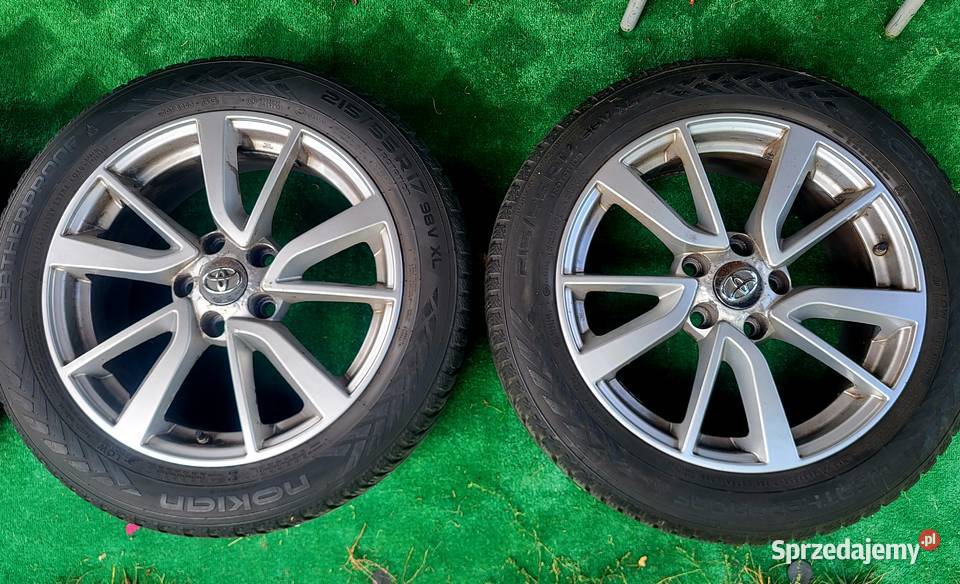 Alufelgi 4 koła Toyota 17 5x114 opony zima małopolskie