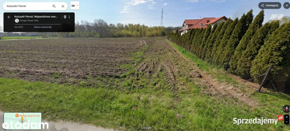 Działka budowlana Parcele Kożuszki Trojanowska Kożuszki-Parcel sprzedam