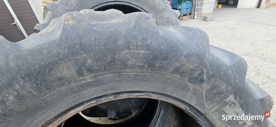 Opony rolnicze Michelin 1x52070r38 2x42070r28 Kraków sprzedam