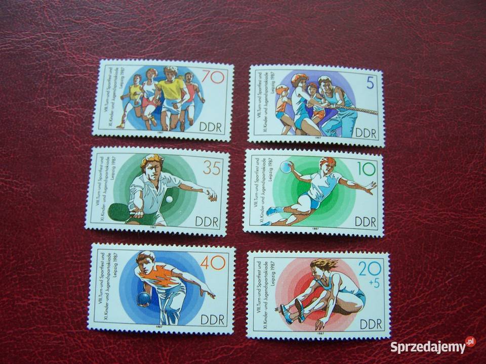 NRD DDR 1987 MNH Mi 311116 Sport Tychy