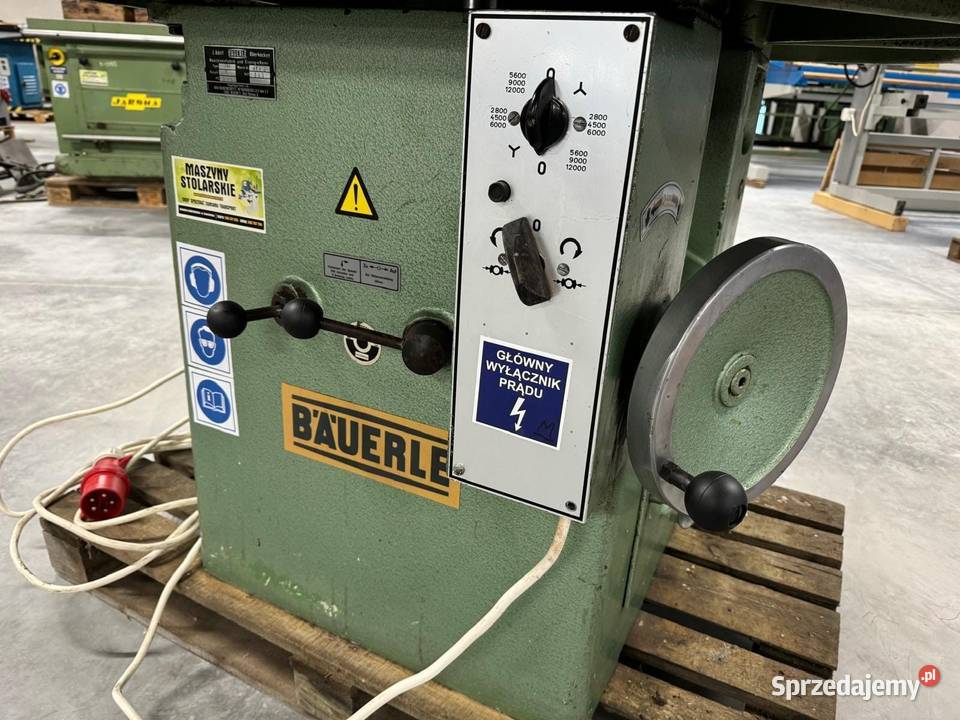 Frezarka dolnowrzecionowa BAUERLE Produkcja małopolskie Kalwaria Zebrzydowska
