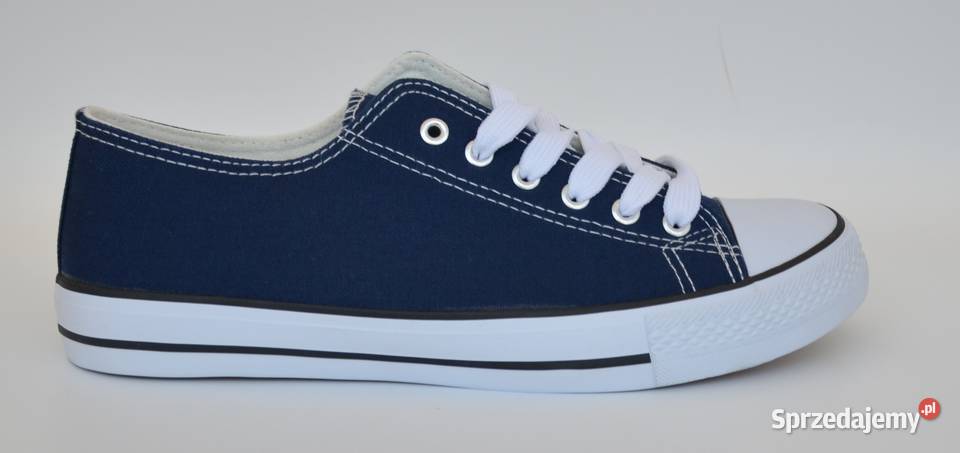 Granatowe męskie trampki rozmiar 43 Sportowe Żyrardów