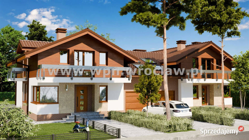 Dom bliźniak 170m2 Wilkszyn 170m2 Domy dolnośląskie sprzedam