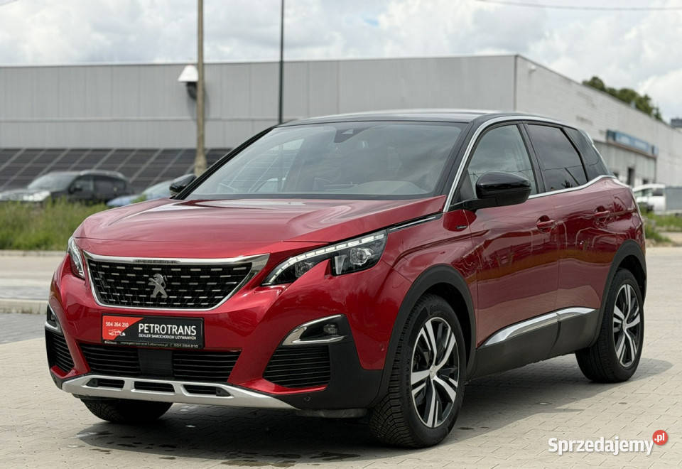 Peugeot 3008 12 131 LED GTLINE Nawigacja Kamera światła do jazdy dziennej Samochody osobowe Mrągowo sprzedam