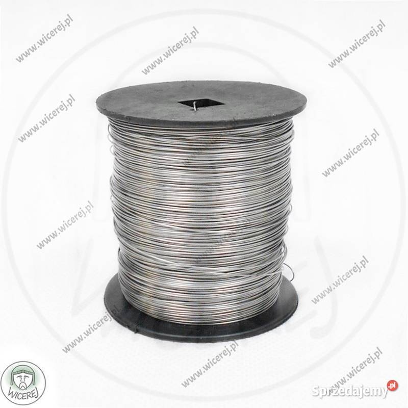Drut pszczelarski do ramek 04mm 500g Ocynkowany