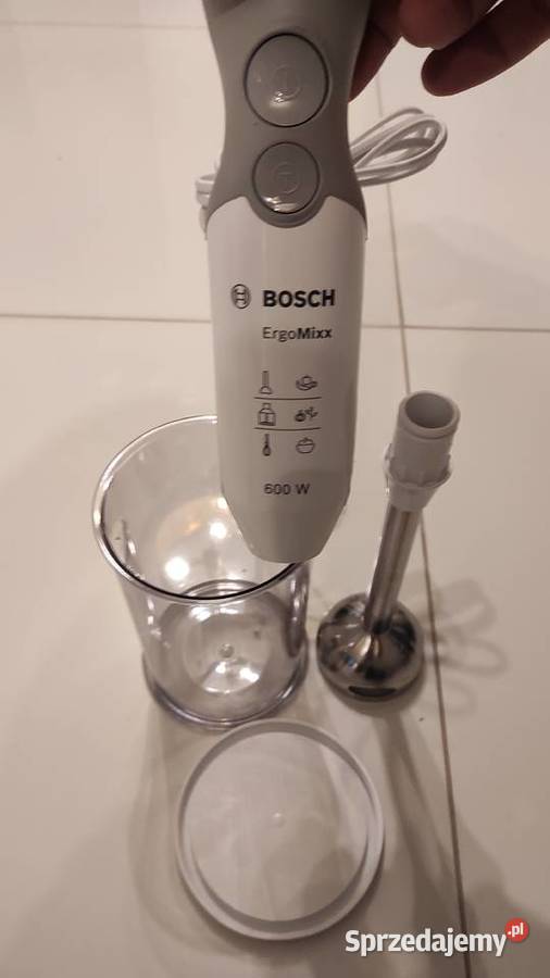 BLENDER RĘCZNY BOSCH MSM 66110 600W BIAŁY AGD drobne Żyraków