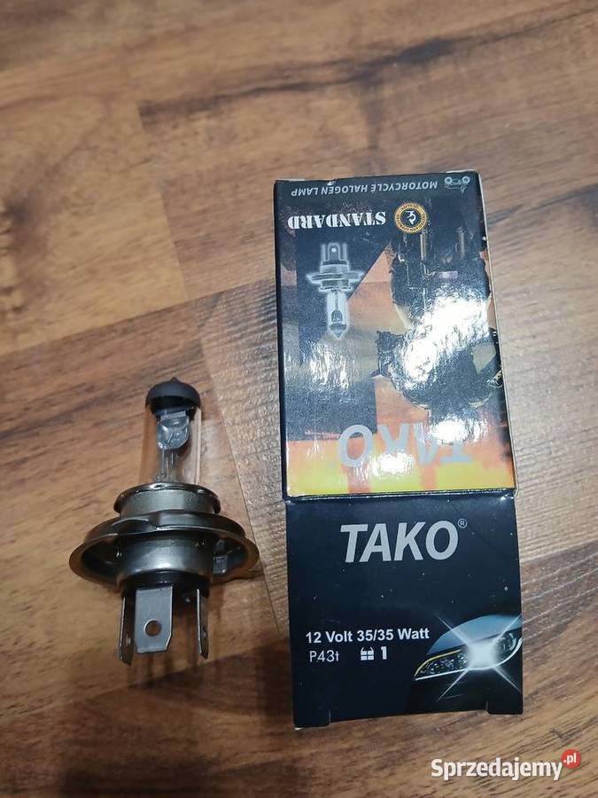 ŻARÓWKA 12V 3535W H4 HS1 P43T BEZ EEC TAKO Resko sprzedam
