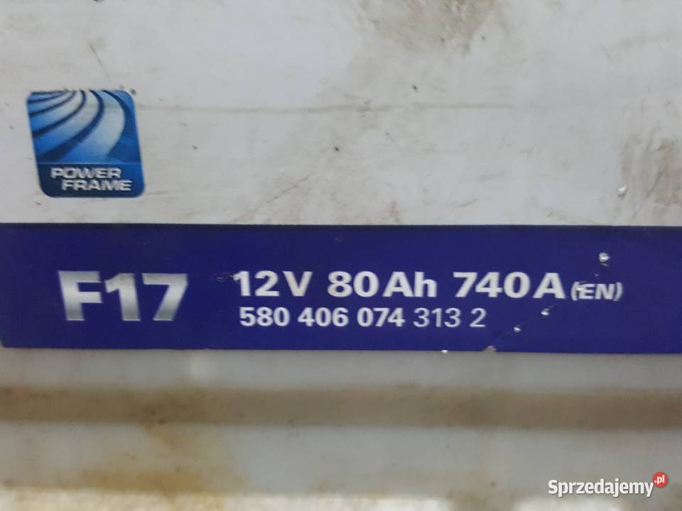 Akuimulator VARTA 12V 80Ah 740 Ah Gniewkowo