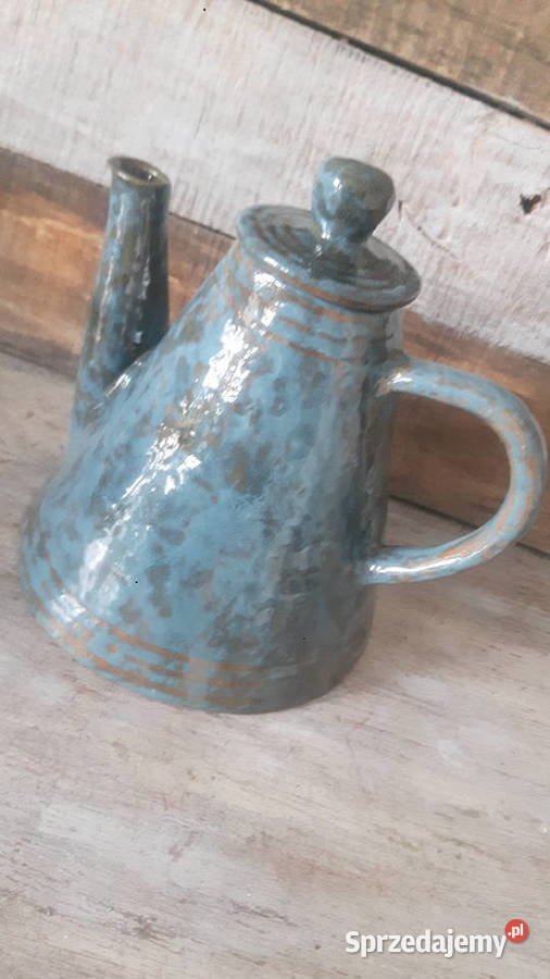 Imbryk ceramiczny ręcznie wykonany mazowieckie