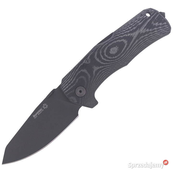 Nóż składany LionSteel TM1 Black Micarta Black Warszawa