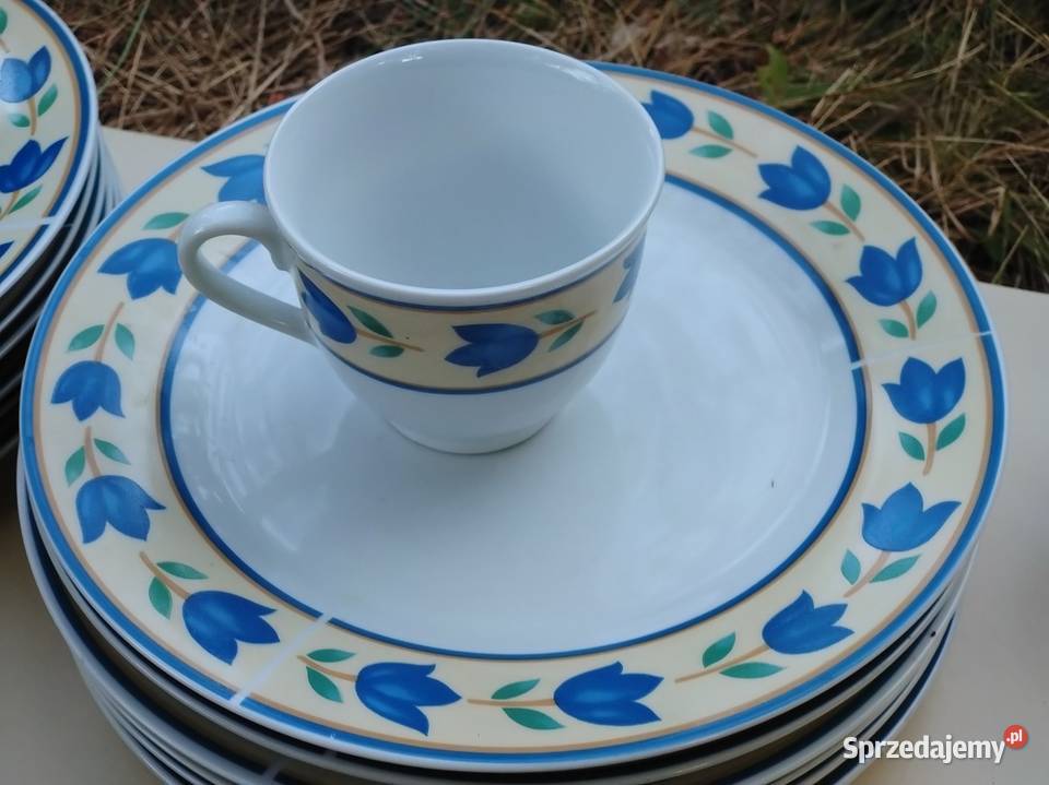 Talerze filiżanki porcelana wielkopolskie Poznań sprzedam
