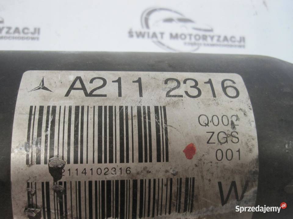 MERCEDES CLS W219 32 CDI wał napędowy A2112316