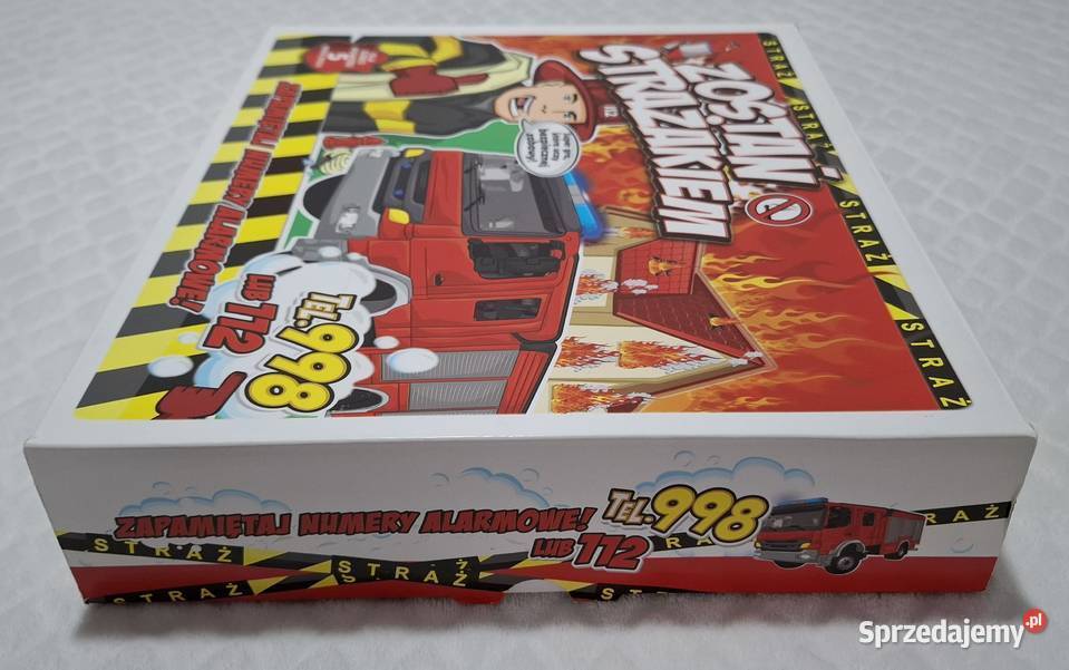 Zostań Strażakiem gra planszowa FAN Zabawka śląskie Czeladź