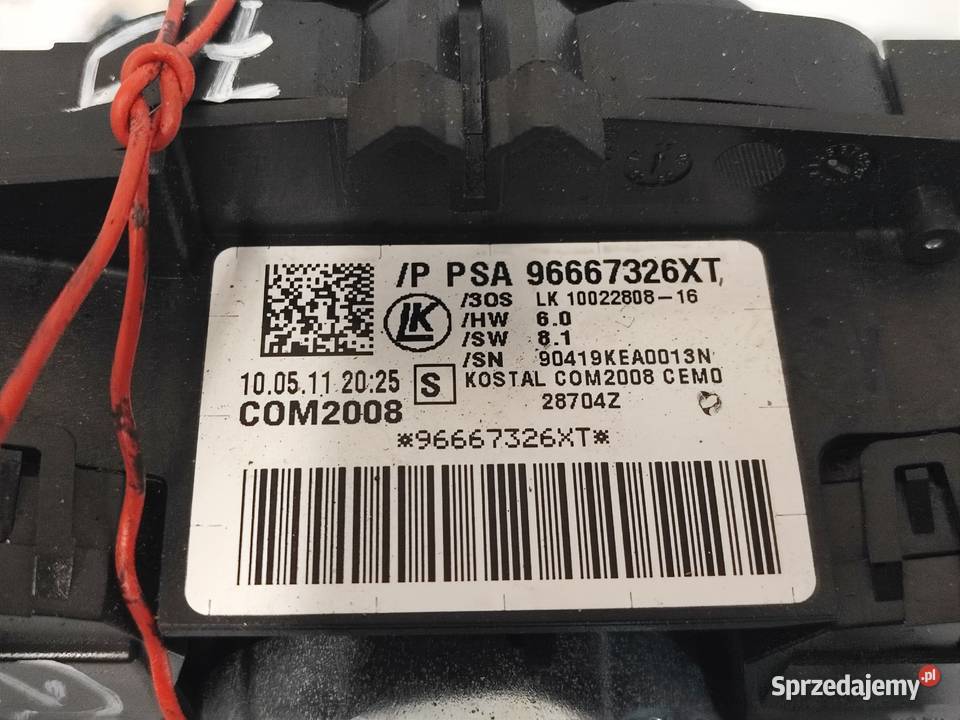 CITROEN DS3 16 B 11r przełącznik zespolony