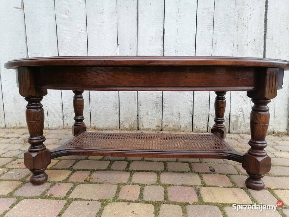 Ława owalna dębowa Stoliki kawowe i ławy Wąwolnica