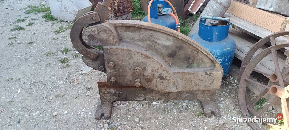 Gilotyna nożyce ręczne do cięcia blachy Uniejów