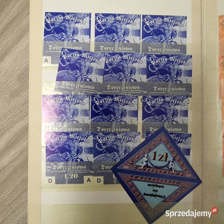 Komplet Zestaw Album 8 x 12 Poczta Miejska sprzedam