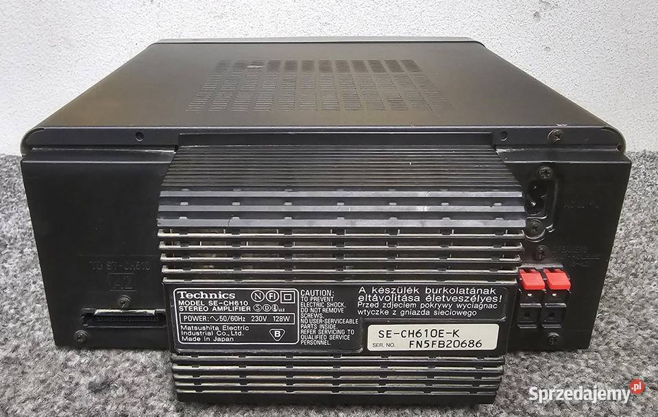 wzmacniacz stereo Technics SECH610 Elektronika małopolskie Kraków sprzedam