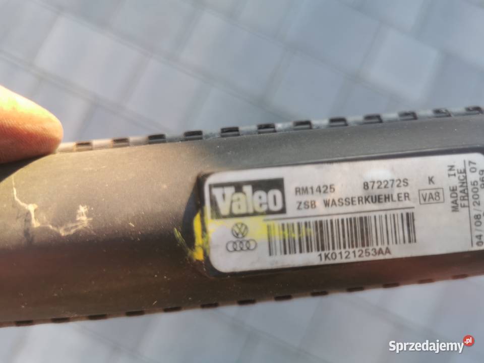 1K0121253AA Chłodnica wody Volkswagen