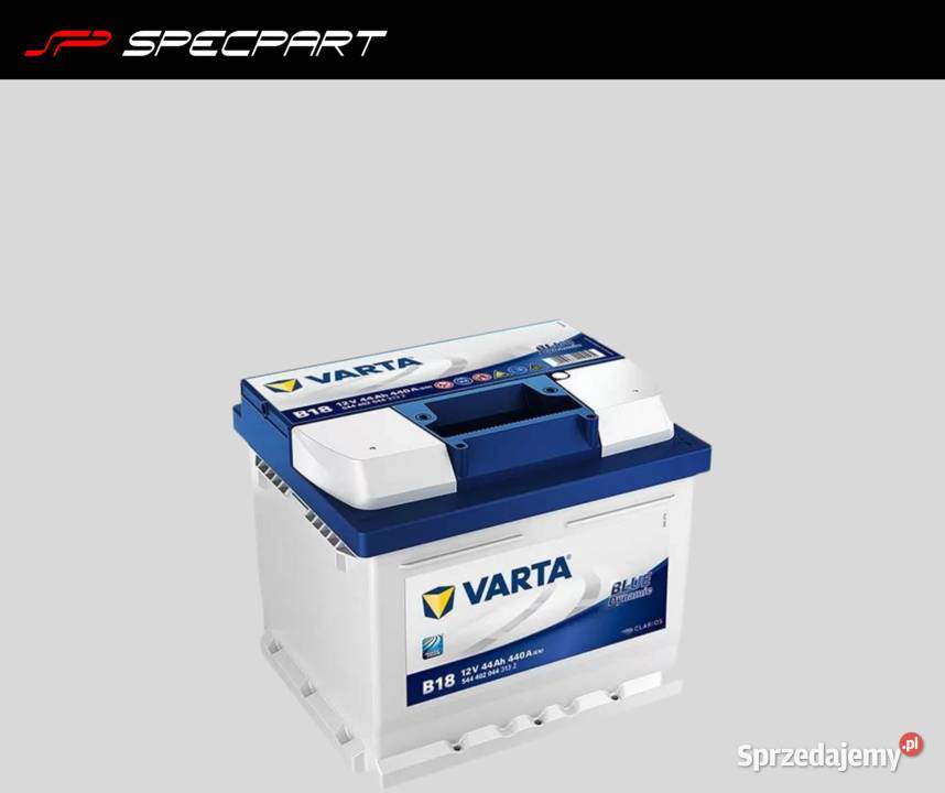 Akumulator VARTA Blue B18 44Ah 440A DARMOWA Akumulatory Płock