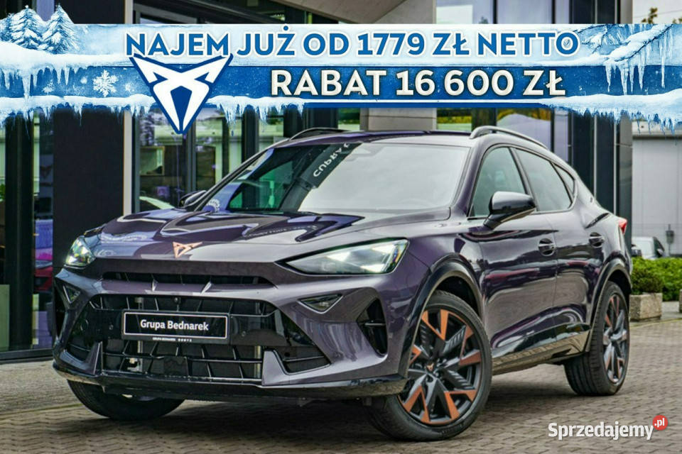 Cupra Formentor 15 eTSI 150 DSG Dostępny ręki elektrycznie ustawiane fotele Łódź