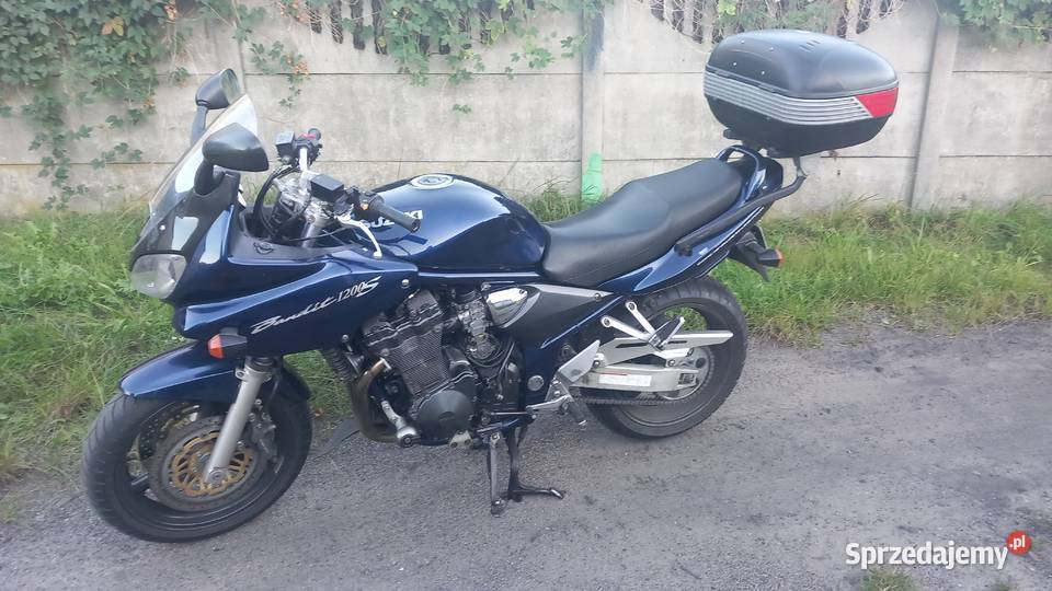 Suzuki Bandit 1200 S 2001r kufer Givi Rok produkcji 2001 Suzuki Goleniów